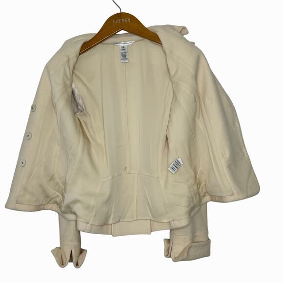 Vintage Diane von Furstenberg Blazer Cream size 8‎ - Picture 3 of 16